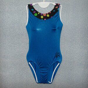 GK Shawn Blue Mystique Leotard NoTag